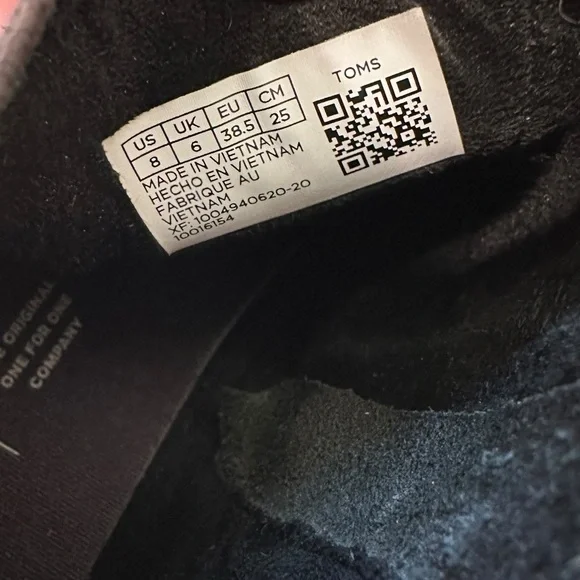 Toms Jamie Leopard Platform Booties Sneaker Size 8 - Picture 9 of 10